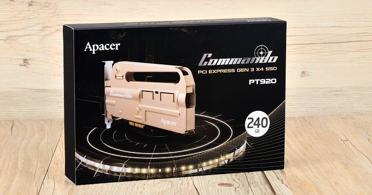 槍械造型傳達性能印象，Apacer PT920 Commando 固態硬碟實測
