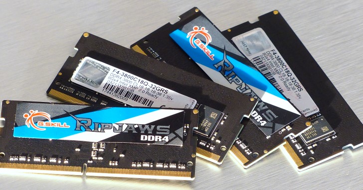 三星 B-die 與自家調校技術結合，G.SKILL DDR4-3800MHz 32GB SO-DIMM 記憶體實測