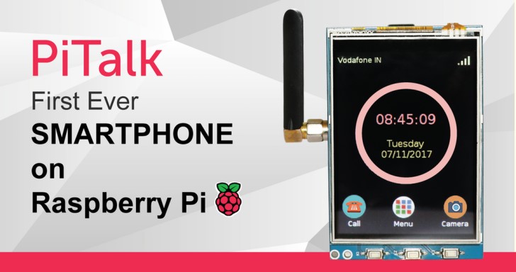 PiTalk 套件把 Raspberry P i變成智慧型手機