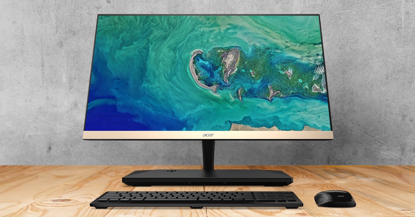 Acer Aspire S24-880 深度評測：極窄邊框、輕薄取向的美型 All in One PC