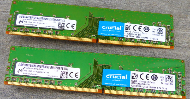 原生 JEDEC 標準免超頻，Micron Crucial DDR4-2666 8GB 記憶體測試