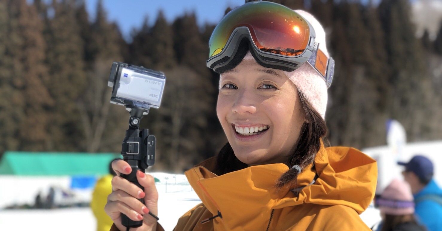 越後湯澤滑雪之旅，運動名模王心恬的 Sony ActionCam FDR-X3000R 體驗心得