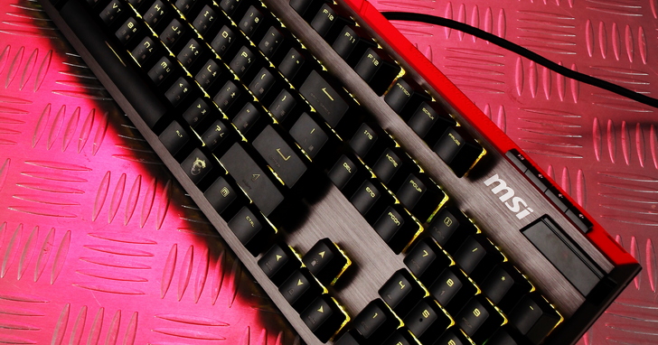 msi Vigor GK80 RED－ 瞄準高階玩家的電競鍵盤