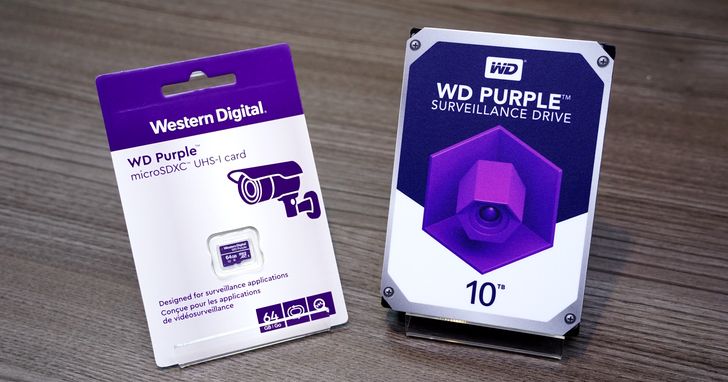 WD 推出監控專用紫標 microSD 記憶卡，抹寫可達 1000 次，並支援健康度監測功能