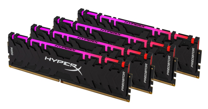 搭載紅外線同步技術，Kingston旗下HyperX Predator DDR4 RGB記憶體上市