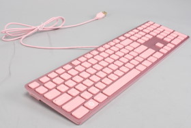 女生最愛， i-rocks 粉紅鍵盤鋁合金進化版 KR-6402