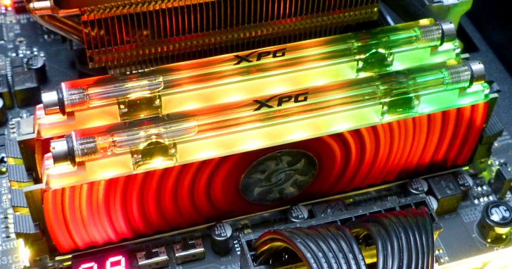 內建液體水冷的記憶體模組，ADATA XPG SPECTRIX D80 DDR4-3600 8GB 模組動手實測