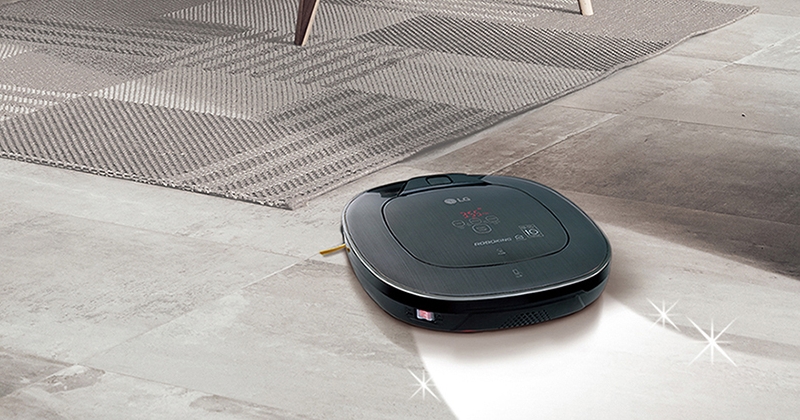 可用 LINE 遙控的 LG 拖地機器人登台，一次完成家中地板清潔