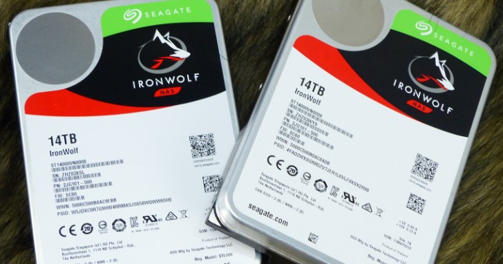 NAS 適用 Seagate IronWolf 那嘶狼硬碟容量再突破，14TB ST14000VN0008 上機測試