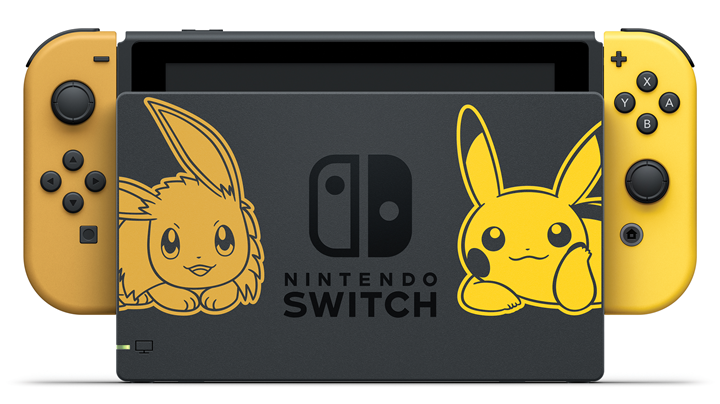 任天堂Switch最新皮卡丘、伊布版超萌登場！主機同捆組合包售價400 美元