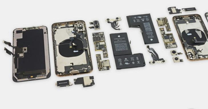 拆解發現iPhone XS、XS Max 電池設計不同，XS Max還擁有全新電源管理晶片