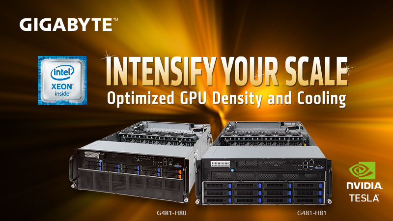 技嘉科技推出兩款經濟型G481系列高速運算伺服器