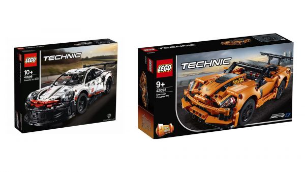 LEGO Technic再次放毒，推出Porsche 911 RSR與Chevrolet Corvette ZR1賀新年！