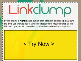 Linkclump：懶人福音，滑鼠圈選就能開啟所有網頁連結