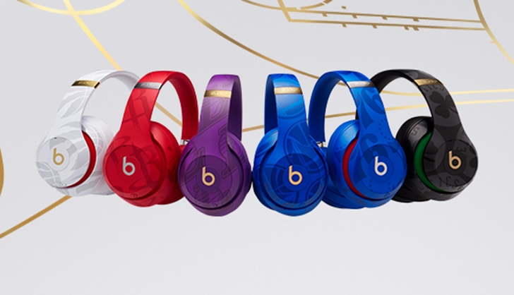 NBA 全明星賽即將開打！蘋果火速為 NBA 六支球隊推出了 Beats Studio3 Wireless 聯名耳機