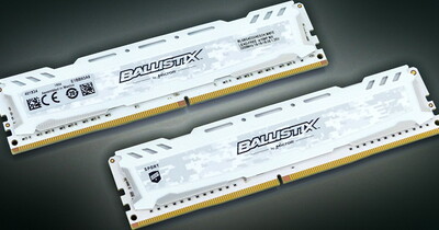 白皙由內而外，超頻性不低的Micron Ballistix Sport LT DDR4-3200 8GB