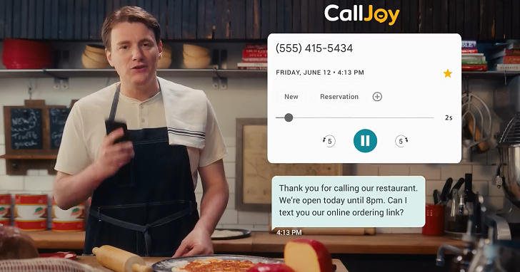 讓 AI 當語音客服，Google 推出 Calljoy 服務，可自動處理顧客預約或過濾垃圾來電