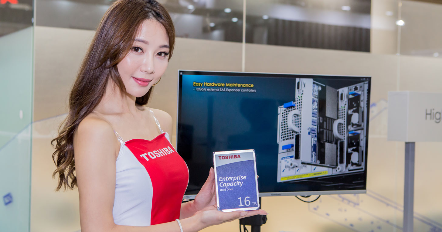 Computex 2019：TOSHIBA 與五大廠商聯手展出多樣化硬碟產品－業界最高容量 MG08 16TB 硬碟、N300 NAS 硬碟與 S300 視訊監控硬碟！
