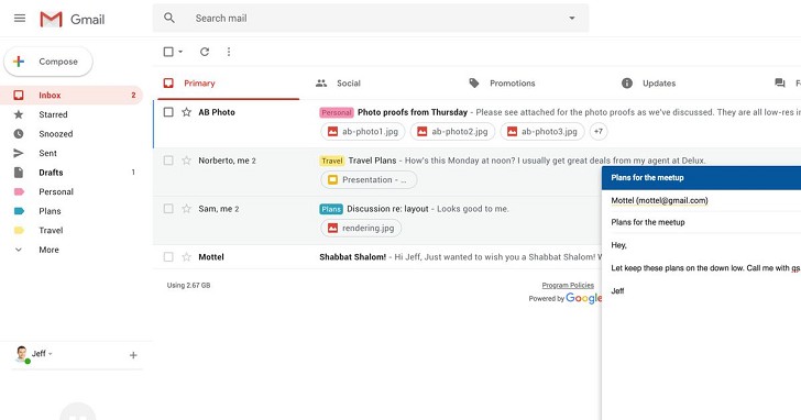 不用特地告知，Gmail 新功能可以讓你「主動」知道同事正在休假中