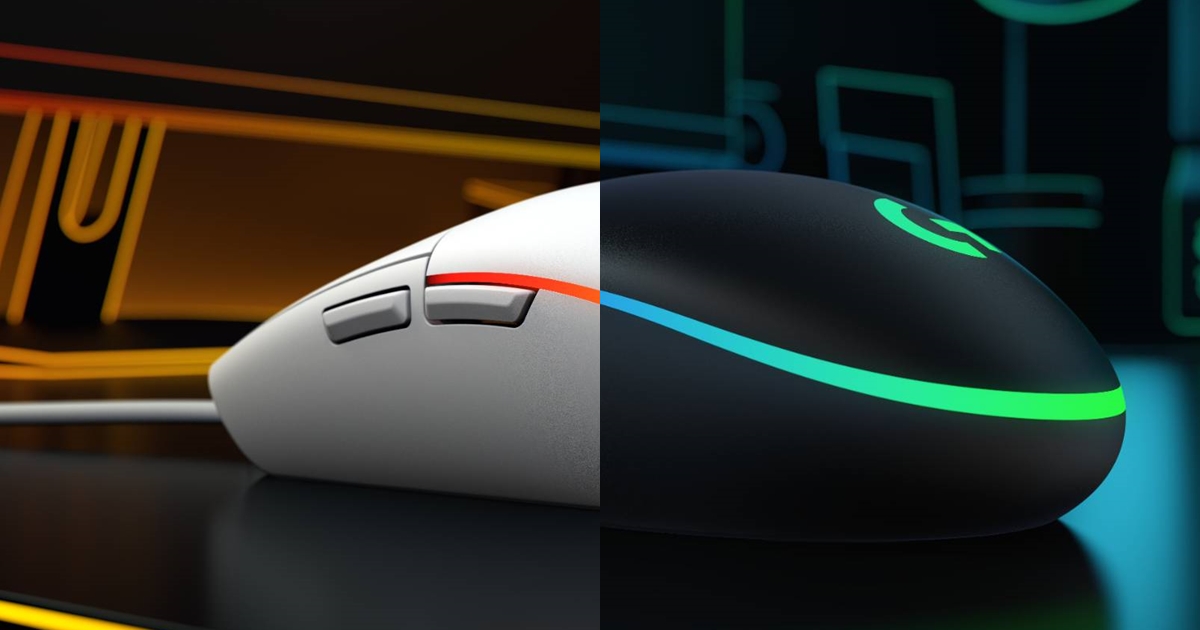 羅技推出 G102 電競滑鼠第二代，新增燈光效果、提升握持手感