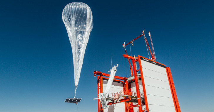 Google 的高空網路氣球在肯亞推出 4G 上網服務，訊號範圍達 50,000 平方公里