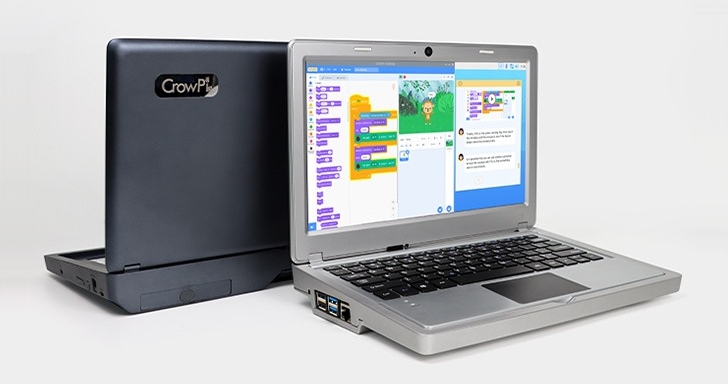 CrowPi2 套件搭 Raspberry Pi 打造土砲筆電，掀開鍵盤還有超炫控制台