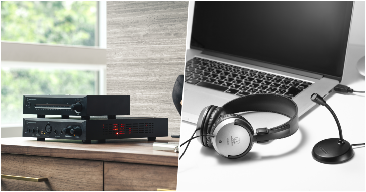鐵三角推出全新 Hi-Fi 級擴大器組合，遠端工作 USB 麥克風耳機組同步上市