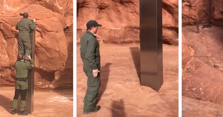 猶他州公共安全局在沙漠中發現神秘金屬物，根本「2001年太空漫遊」重現