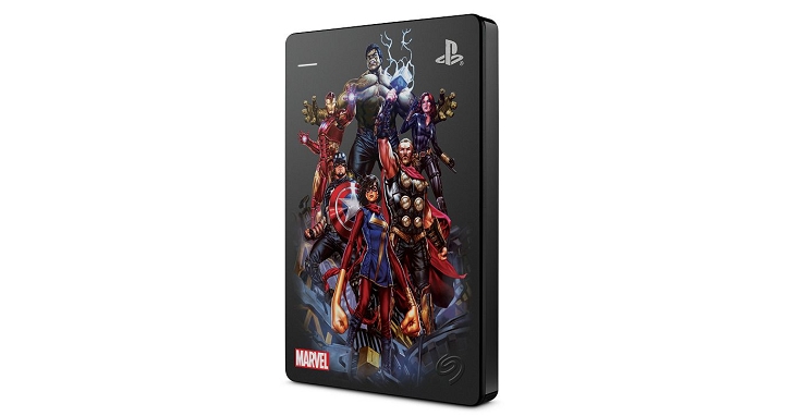 Seagate 推出 PS4 專用《漫威復仇者聯盟》限定版 Game Drive,共 4 種圖案款式可供選擇