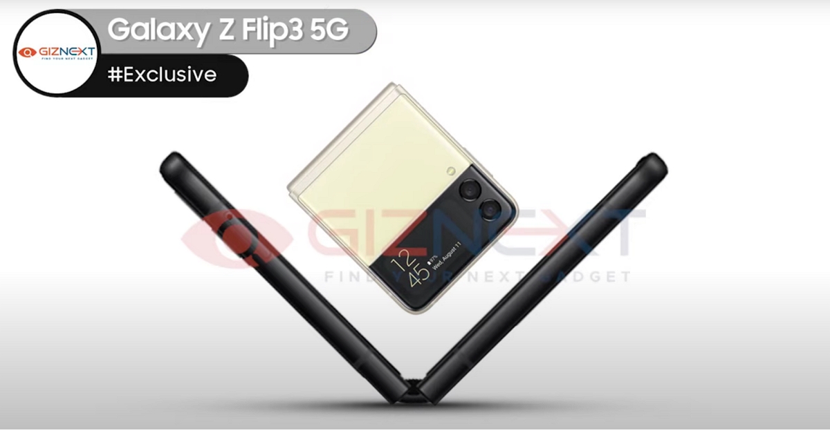 三星 Galaxy Z Flip 3 新算繪圖曝光,預計將於 8 月發佈