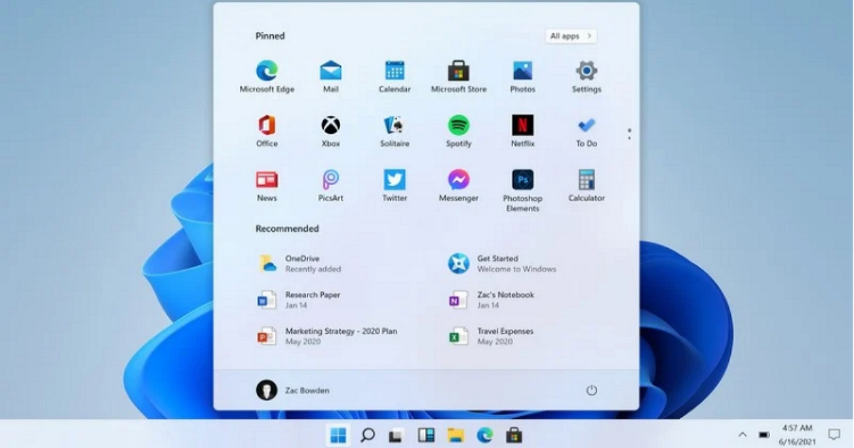 新介面給了你就得用!網友發現Windows 11預覽版已禁止私自改回舊版開始功能表