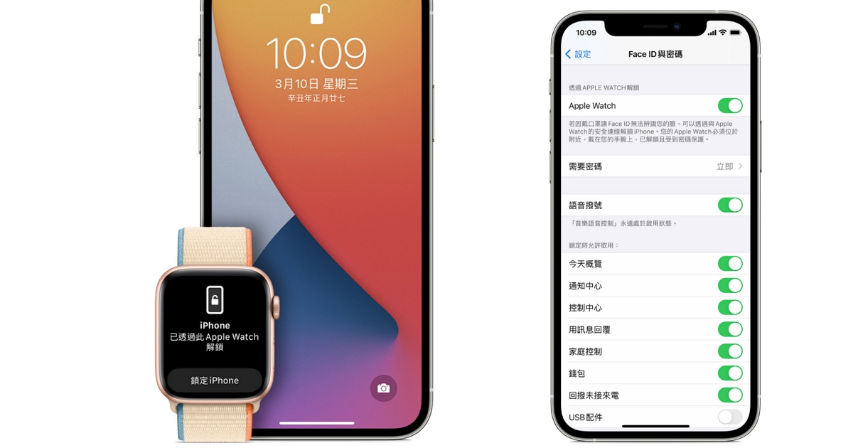 部分iPhone 13用戶發現無法用Apple Watch解鎖的Bug,蘋果表示將會修復