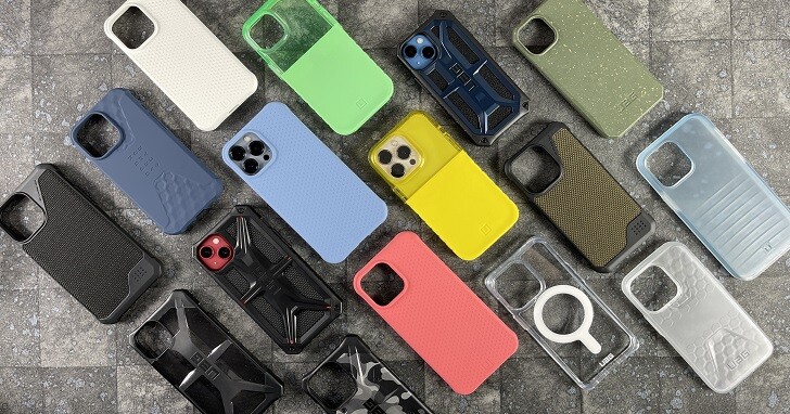 UAG 全系列 iPhone 13 保護殼：頂級特仕款、親膚矽膠款、【U】亮彩，讓軍規防護下有多樣風格