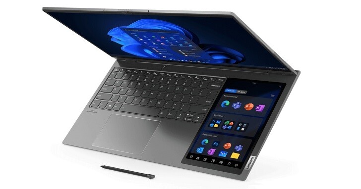 Lenovo 發表 ThinkBook Plus Gen 3 雙螢幕筆電，8 吋第二螢幕支援手寫觸控
