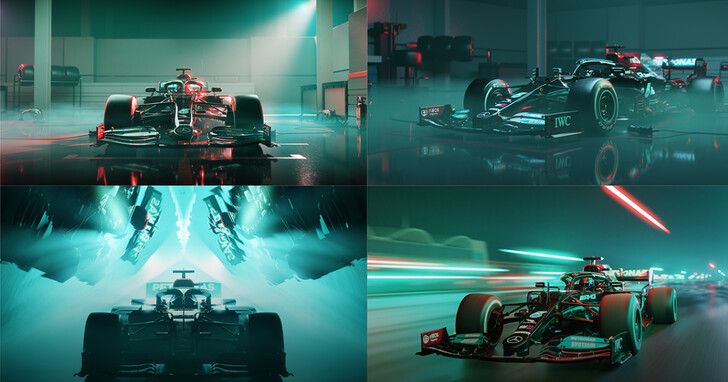 AMD Radeon PRO繪圖卡與Blender 3.0為Mercedes-AMG F1 W12賽車創造令人驚豔的動畫效果