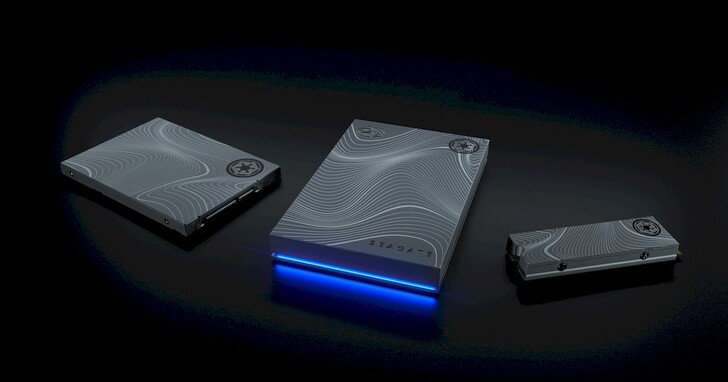 Seagate推出《星際大戰》聯名收藏硬碟，以珍稀金屬「貝斯卡鋼」為概念，提供 NVMe SSD 及外接式硬碟兩種選擇