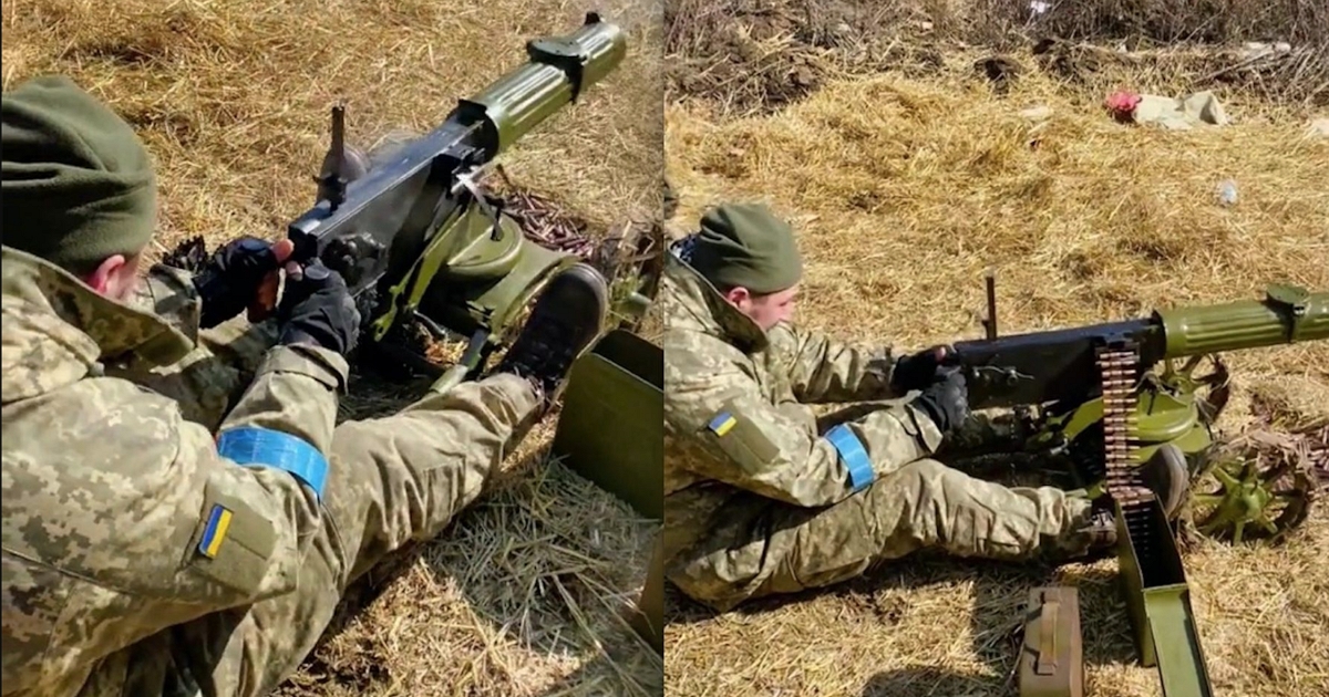 為什麼烏克蘭的軍隊,還在用一百年前的Maxim M1910機關槍?