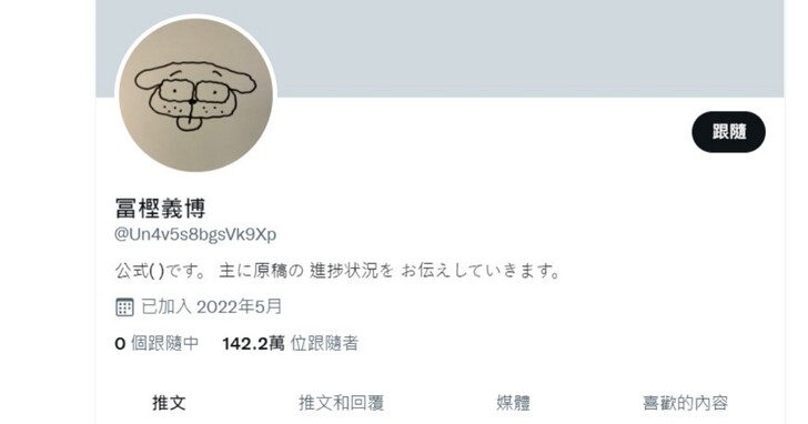 冨樫義博突襲開個人Twitter帳號，發文證實《獵人》真的還在畫！一天追蹤破百萬