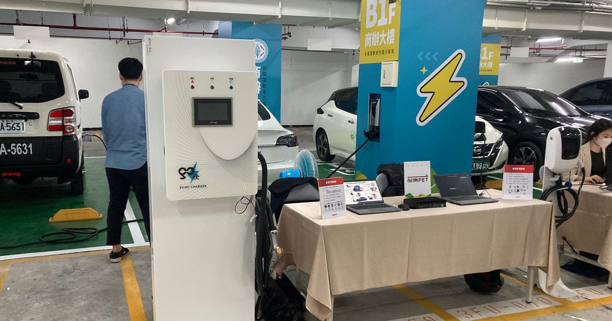 台電打造首座地下停車場的電動車充電示範場，將提供智慧充放電技術驗證