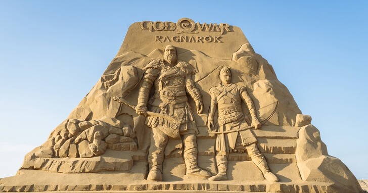 《戰神：諸神黃昏》主題大型沙雕於 2022 福隆國際沙雕藝術季登場，展期至 10/10 止