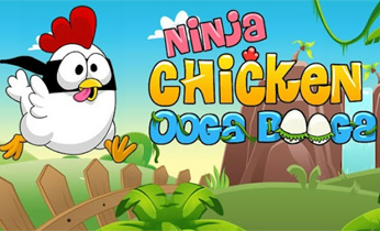 搞笑忍者雞遊戲 Ninja Chicken ooga Booga，跟惡狗大對決