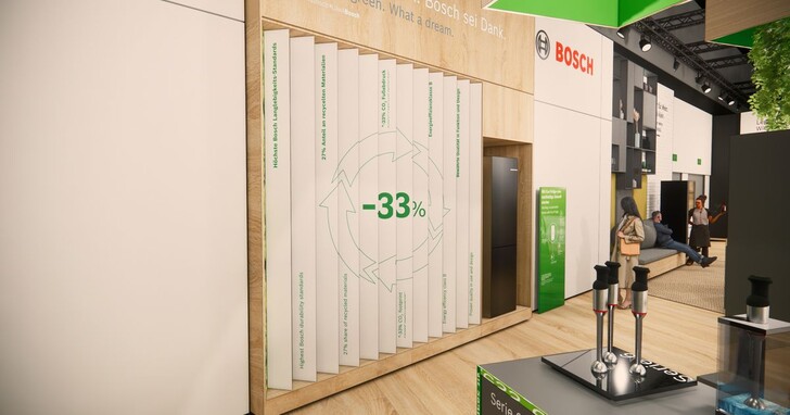BOSCH於IFA 2022發表創新綠能智慧家電