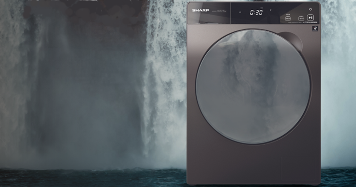 SHARP 洗脫烘三合一滾筒洗衣機「好洗翻」在台發售！兼具自動除菌離子技術