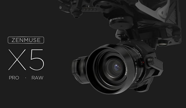 可換鏡頭的空拍機！DJI 發表 4K 錄影、M4/3 系統空拍雲台 Zenmuse X5