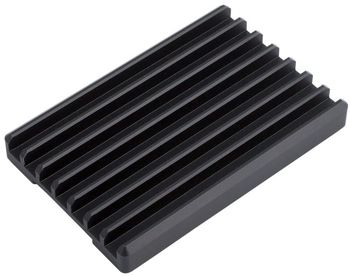 Aqua Computer Kryo.m.2 - Dissipatore Passivo In Alluminio Per SSD M.2 2280, Nero