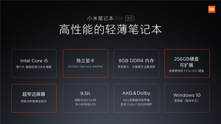 小米筆電來了！搭載 GeForce 940MX 獨立顯示卡，售價 4,999 元人民幣