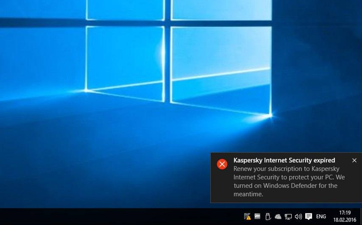 微軟表示在極少數情況 Windows 10 會暫時讓你不能用第三方防毒軟體，一切都是為了資安