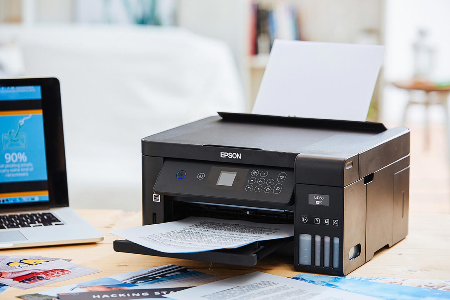 Epson L4160 高速Wi-Fi 複合機動手玩：內建記憶卡槽，還支援方便的LINE 遠端列印！ | T客邦