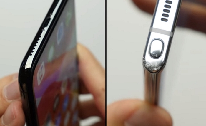 iPhone 11 Pro Max對比三星Galaxy Note10+跌落測試：蘋果翻車