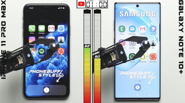 iPhone 11 Pro Max續航力測試，4000mAh的電池容量竟大勝Galaxy Note 10+的4300mAh
